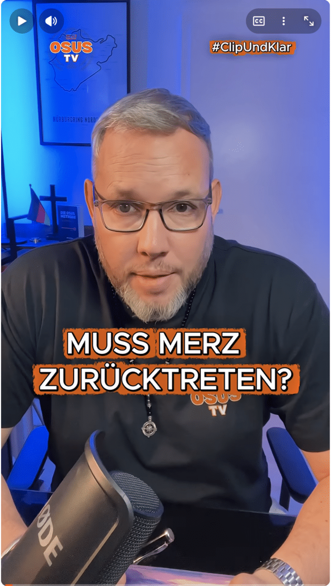 Muss Merz zurücktreten? #deutschland #politik #medien #osus#clipundklar