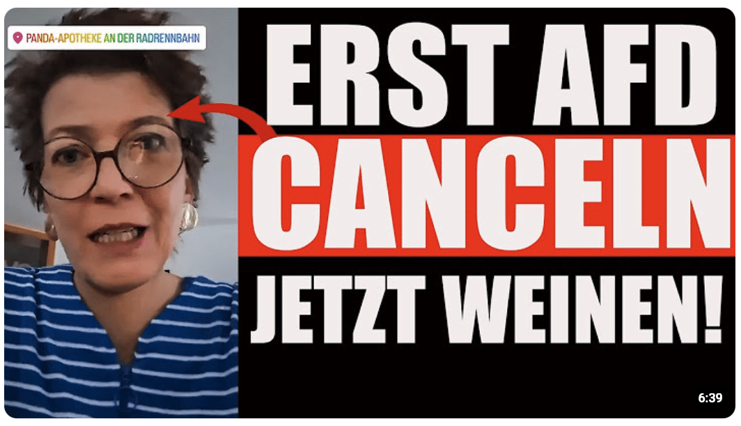 Keine MEDIKAMENTE für AFDler DANN weinen wegen SHITSTORM