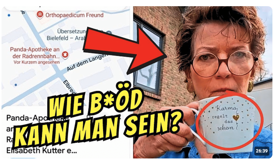 Wie b*öd kann man sein? Karma holt einen immer ein!