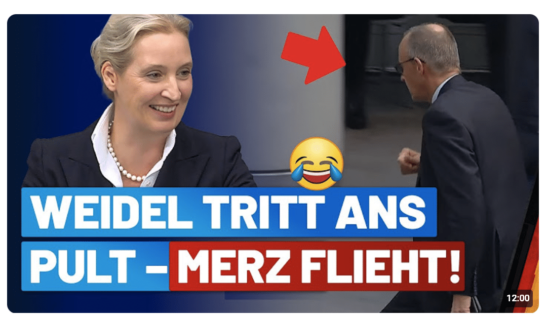Diese Rede wollte Merz lieber nicht hören!  – Alice Weidel – AfD-Fraktion im Bundestag