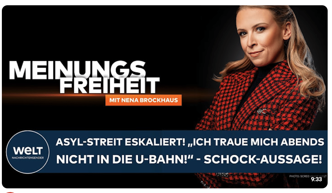ASYL-ZOFF ESKALIERT: „Traue mich abends nicht in U-Bahn!“ Milliarden für Migration! MEINUNGSFREIHEIT