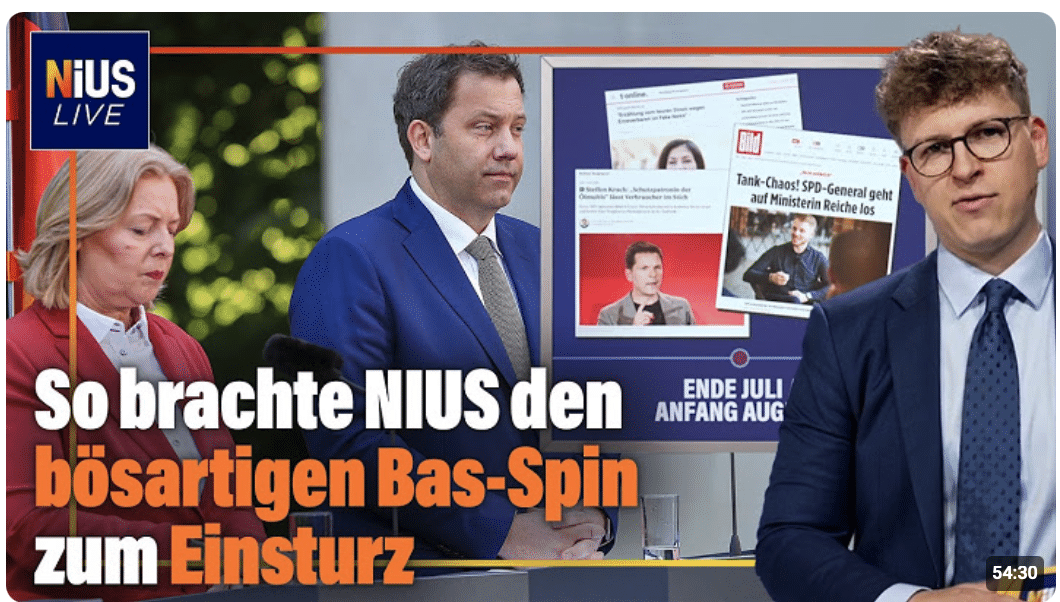 So brachte NIUS den bösartigen Bas-Spin zum Einsturz I NIUS Live