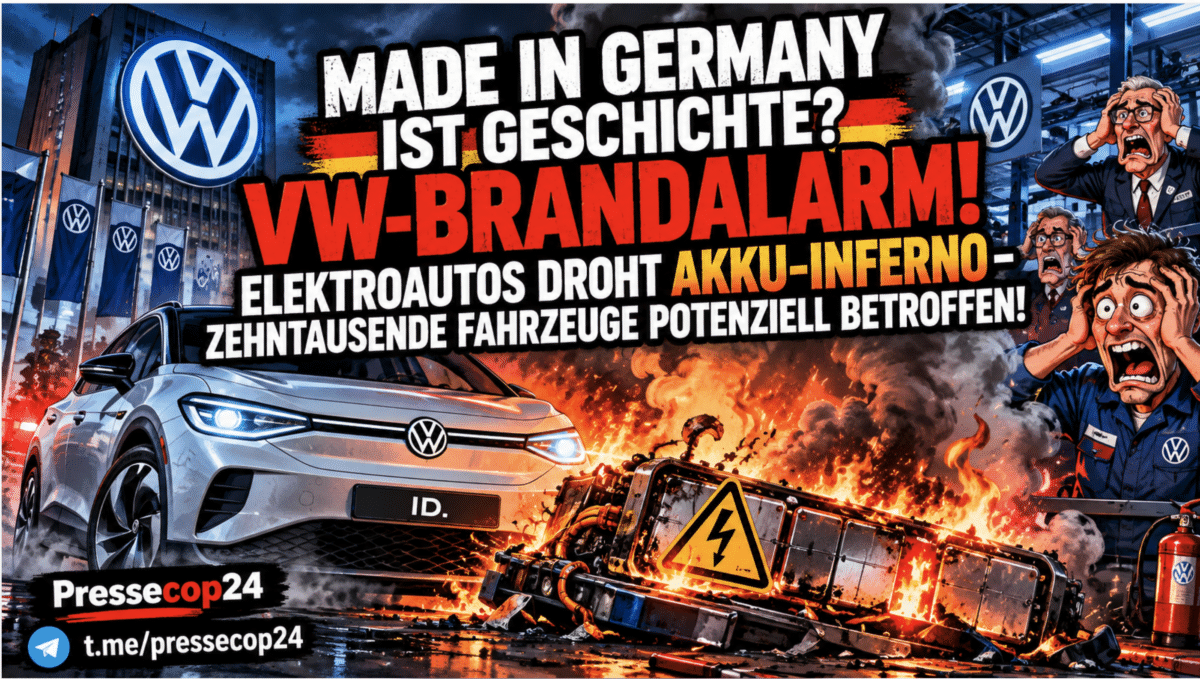 MADE IN GERMANY IST GESCHICHTE? VW-BRANDALARM! ELEKTROAUTOS DROHT AKKU-INFERNO – ZEHNTAUSENDE FAHRZEUGE POTENZIELL BETROFFEN! AUCH CUPRA BORN IM VISIER – DEUTSCHE AUTOKUNST IN DER VERTRAUENSKRISE!