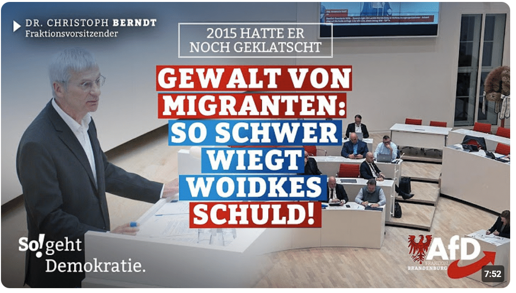 Migrantengewalt: So schwer wiegt Woidkes Schuld! 