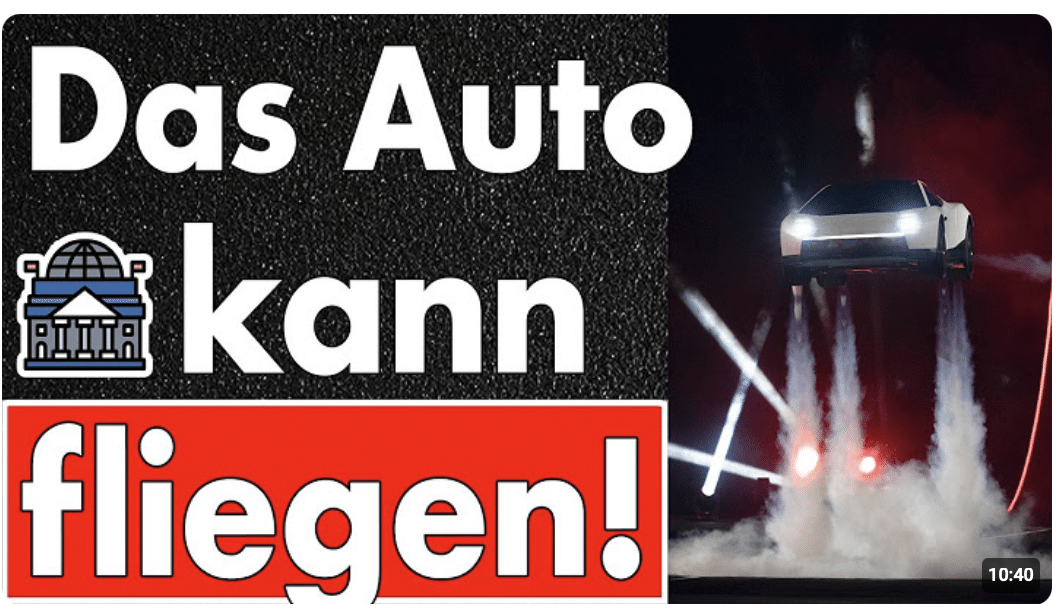 Das Auto kann fliegen! Tesla zeigt den neuen Roadster mit Raketenantrieb