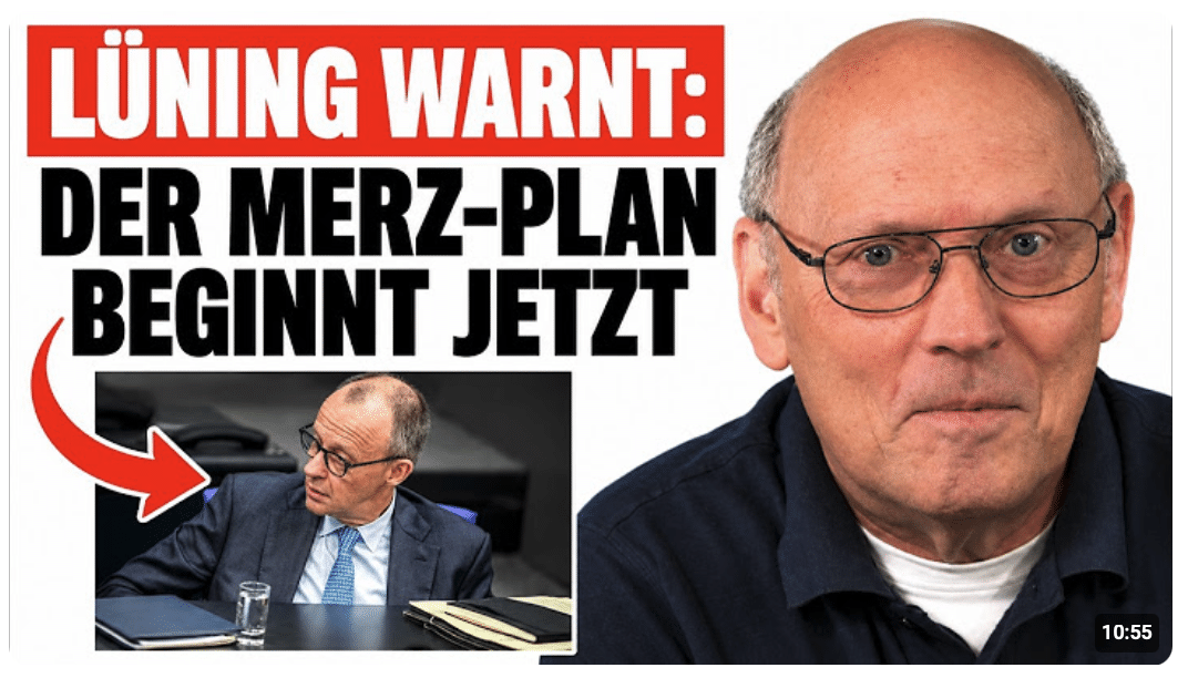EILT: „Sie plündern deine Konten!“ – Horst Lüning deckt Merz-Plan auf! (Handle jetzt!)