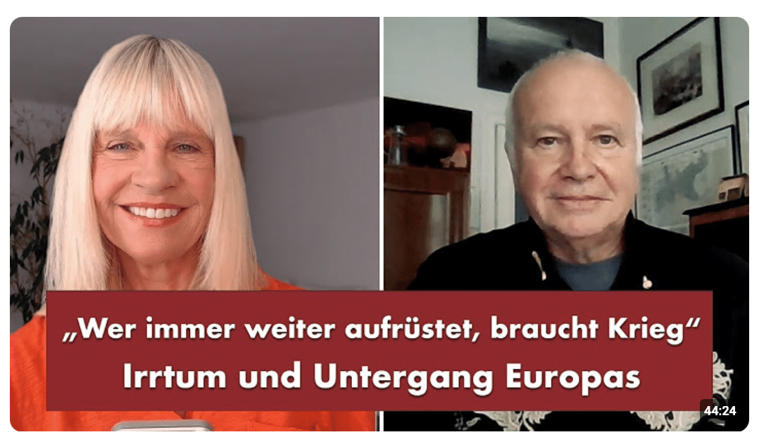 „Wer immer weiter aufrüstet, braucht Krieg“ – Punkt.PRERADOVIC mit Prof. Dr. Alexander Rahr