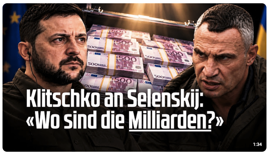 Milliarden weg! Klitschko nimmt Selenskyj ins Visier!