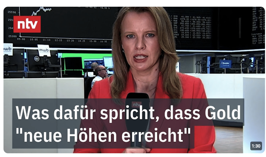 Branchenkenner rechnen mit steigenden Goldpreisen – warum und wohin erklärt Nancy Lanzendörfer | ntv