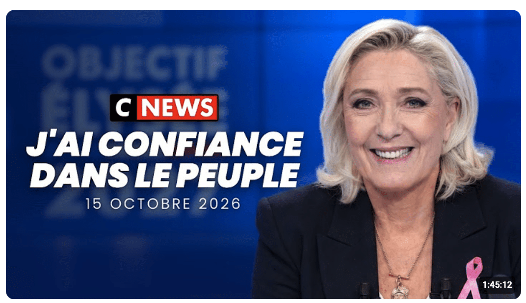 J’ai confiance dans le peuple français | Marine Le Pen sur CNEWS