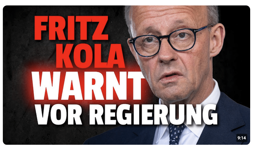 Erst Cola gegen Rechts! Doch JETZT warnt Fritz Kola Chef vor Regierung