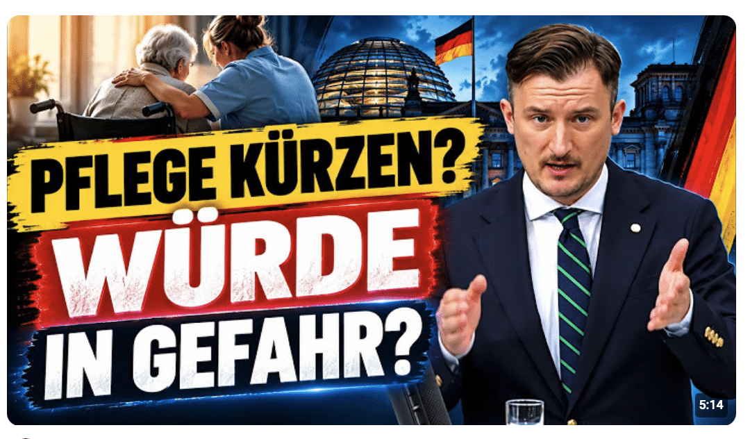Pflegekürzungen? Tobias Ebenberger (AfD): Wer zu Hause pflegt, braucht mehr Hilfe!