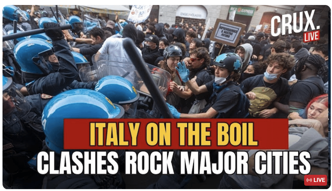ITALIEN LIVE | Heftige Zusammenstöße erschüttern Mailand, während Meloni die Demonstranten davor warnt, Städte in Brand zu setzen