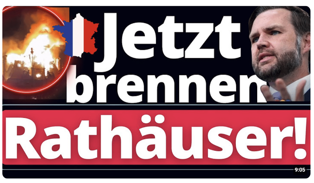 EIL: Frankreich ist gefallen! JD Vance SCHOCK-Warnung!