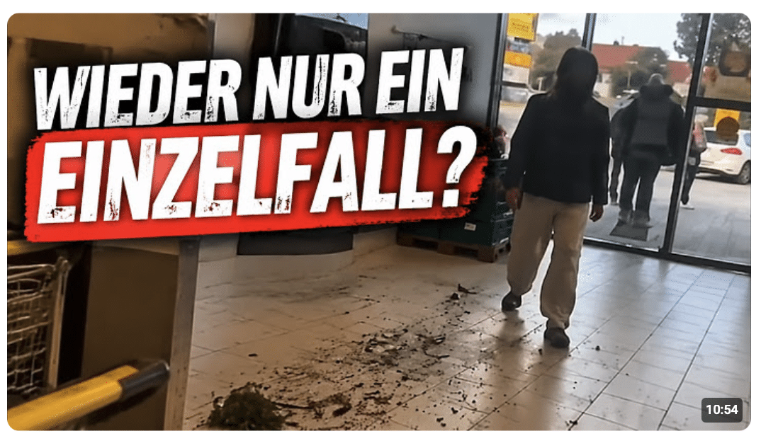 Er randaliert im Netto – warum greift niemand richtig durch?!