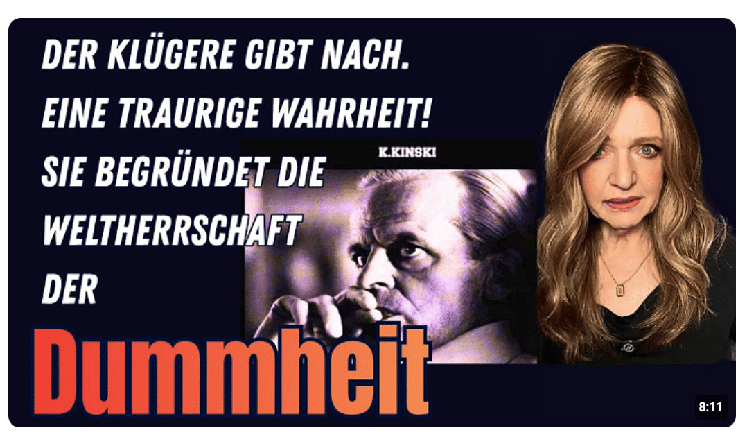 Klaus Kinski ahnte wohl schon früh das heutige Chaos von Berlin und Paris