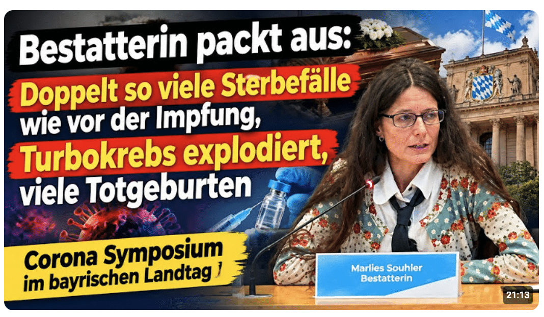 Bestatterin packt aus:Doppelt so viele Sterbefälle wie vor der Impfung