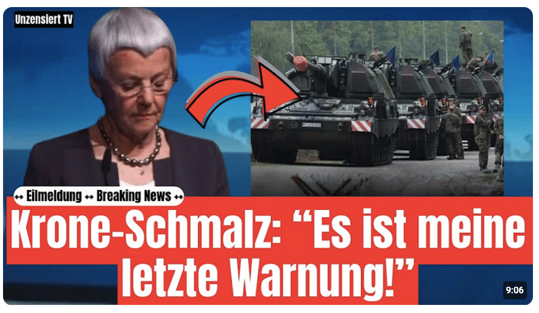 Es macht mir Angst, was Gabriele Krone-Schmalz hier prophezeit 