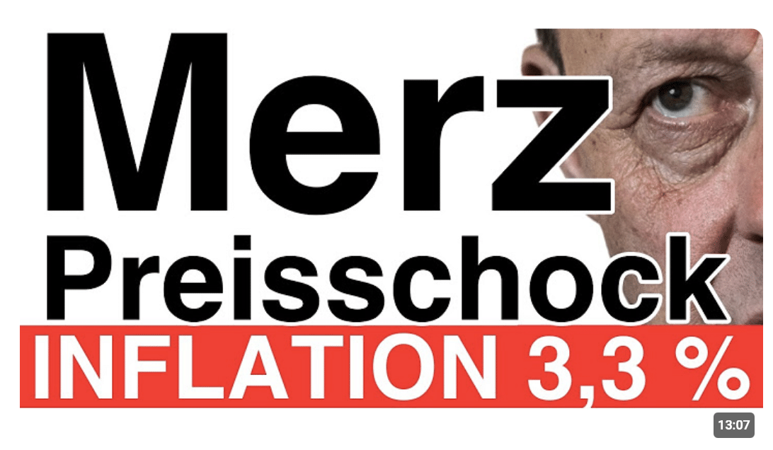 Inflation gefühlt 10% !  Deutschland unbezahlbar!