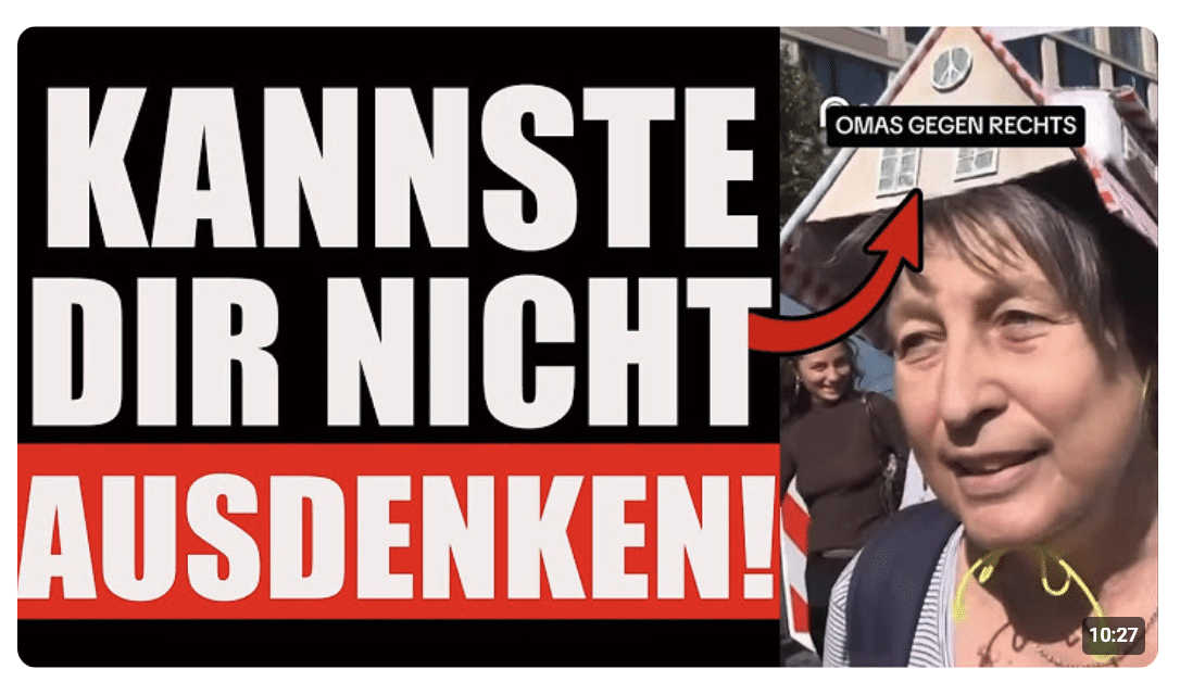 „Omas gegen Rechts“ ticken komplett aus… Ich kann nicht mehr! 