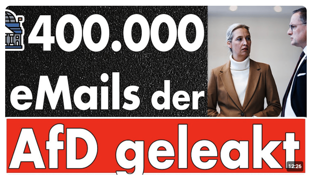AfD IT-Desaster: 400.000 E-Mails geleakt | DDoS, Pfuscher & politische Folgen