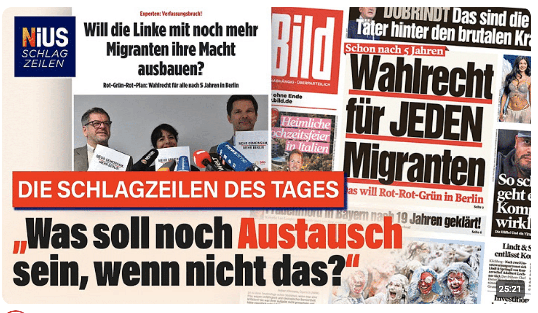 „Was soll noch Austausch sein, wenn nicht das?” I NIUS Live Schlagzeilen