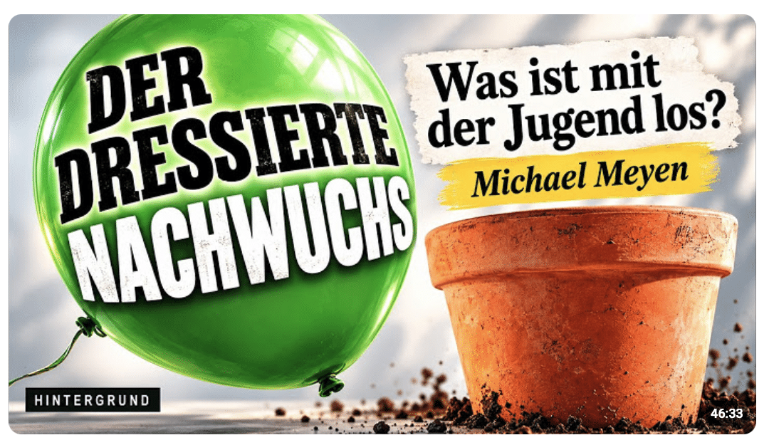 Der dressierte Nachwuchs Michael Meyen