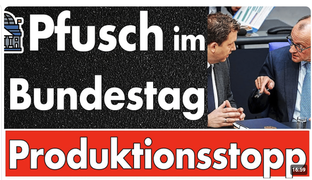 Pfusch im Bundestag: Gesetz tritt zu früh in Kraft – Produktionsstopp droht heute Nacht!