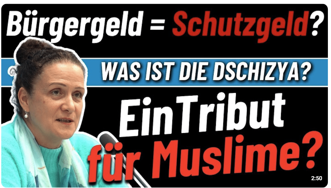 Bürgergeld als Schutzgeld? Brisante These über den Islam!