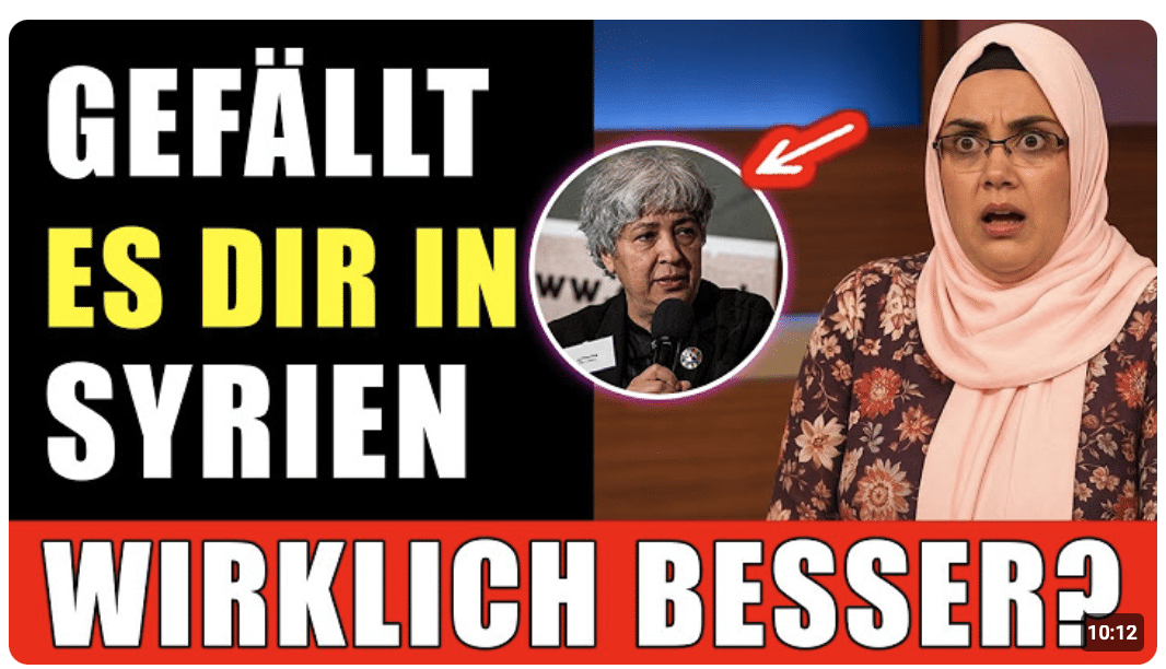 PLÖTZLICH KONTERT EINE GEBILDETE MIGRANTIN EINE PERSON MIT KOPFTUCH KNALLHART!