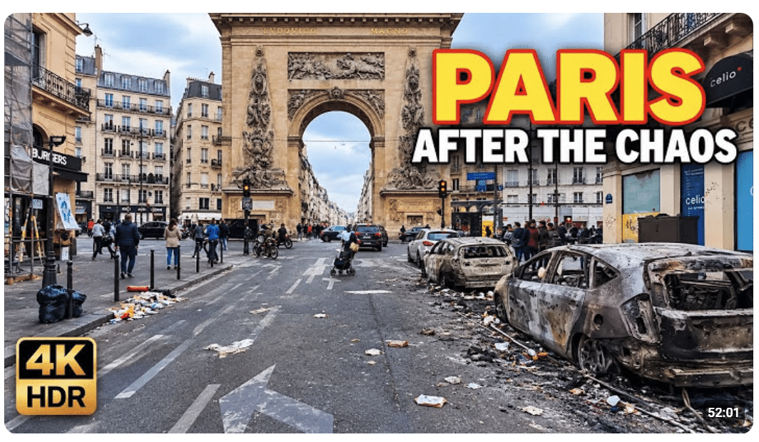 Paris nach den Unruhen – Die Straßen sehen ganz anders aus Frankreich | Ein Spaziergang durch Paris