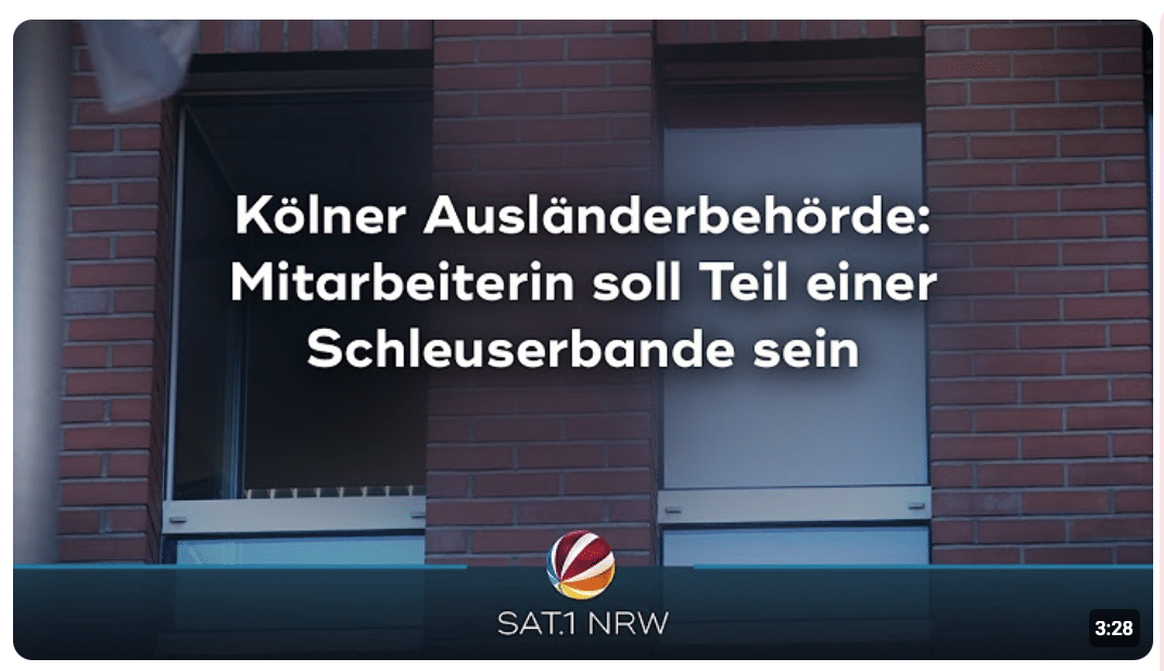 Kölner Ausländerbehörde: Mitarbeiterin soll Teil einer Schleuserbande sein
