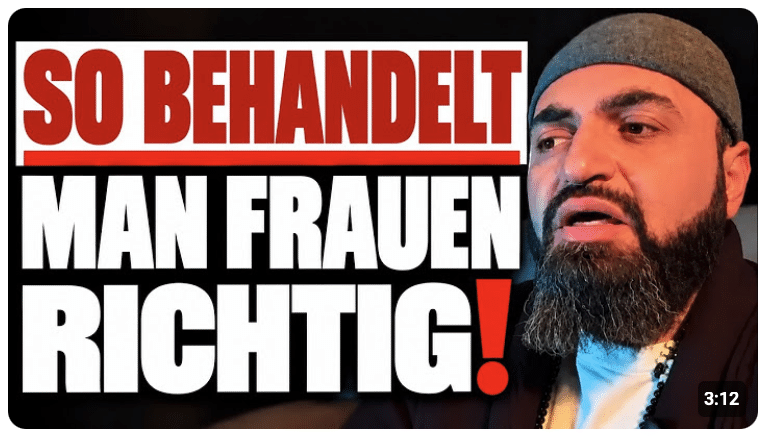 TJA MÄNNERS, MUSLIME wissen wie man FRAUEN RICHTIG BEHANDELT!