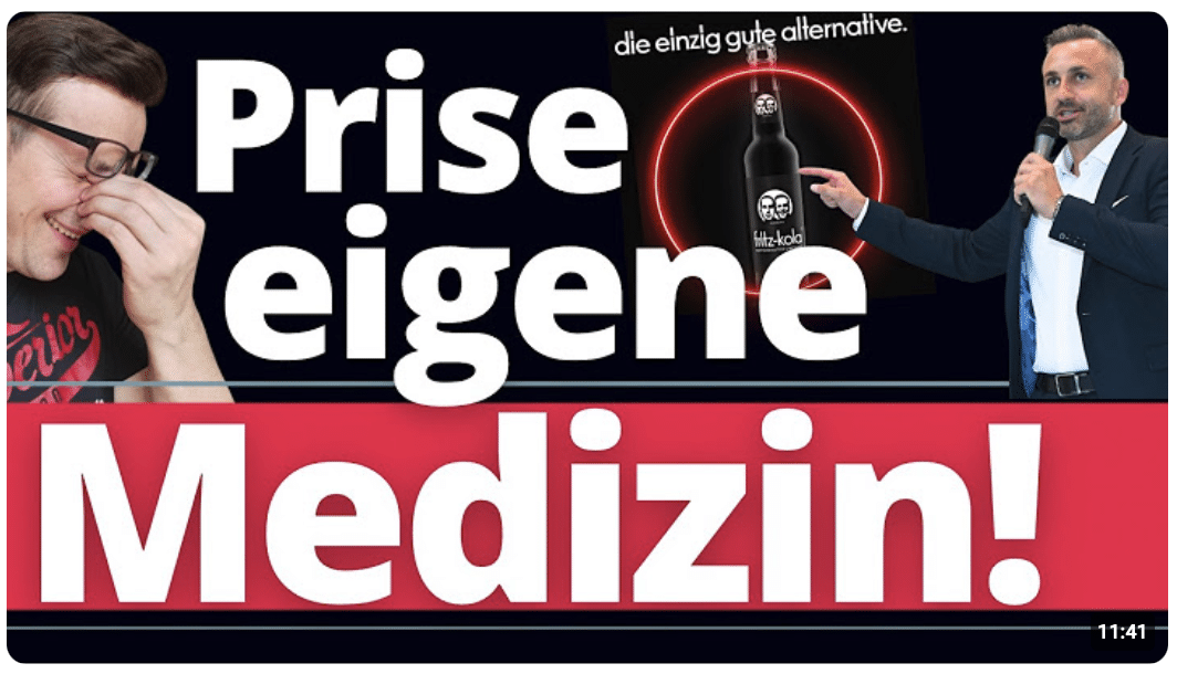 Zuckersteuer TOTAL-Schaden für Fritz-Kola: Demokratierettung kostet halt!