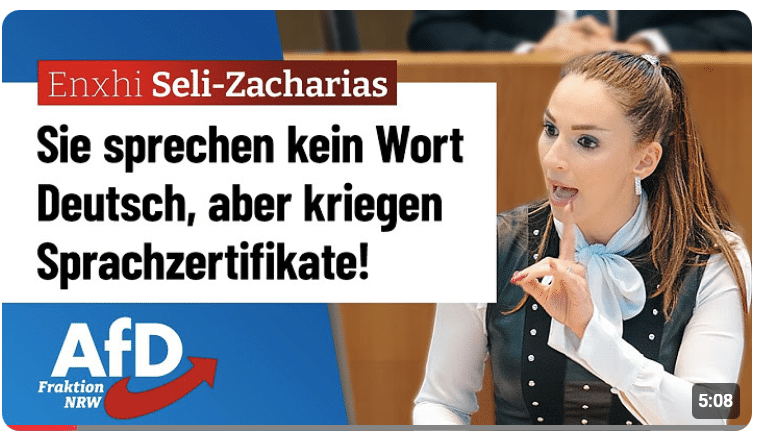 Spitze der Dreistigkeit! – Enxhi Seli-Zacharias (AfD)