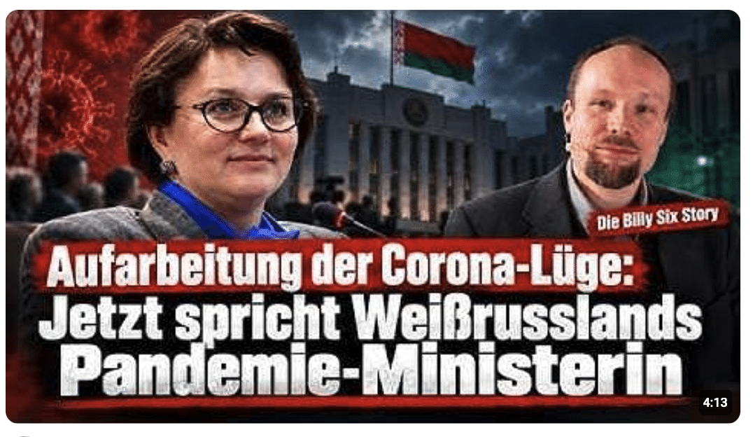 Ich traf Weißrusslands Pandemie-Ministerin, um die Corona-Lüge aufzuarbeiten