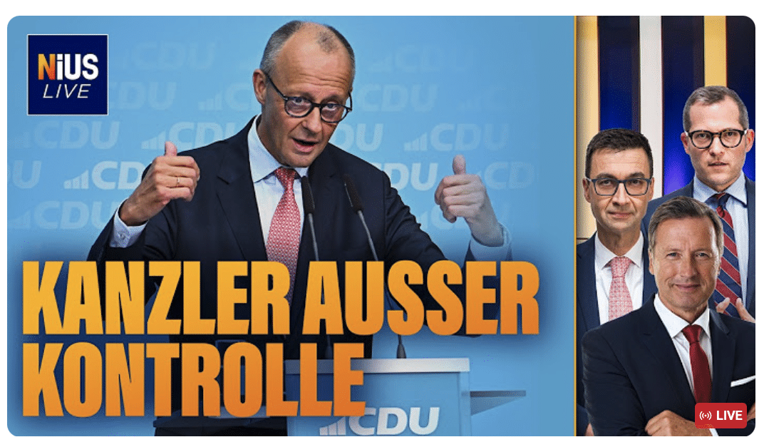 NIUS exklusiv! Erster CDU-Mann will bei Siegmund-Wahl im Saal bleiben I NIUS Live, 22.10.26