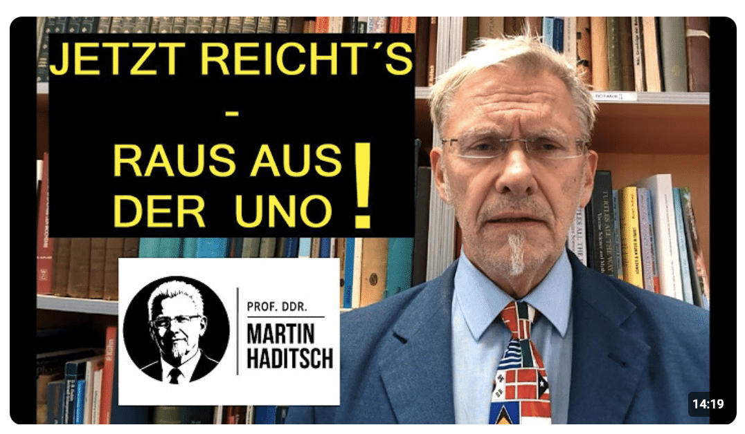 JETZT REICHT´S – RAUS AUS DER UNO !