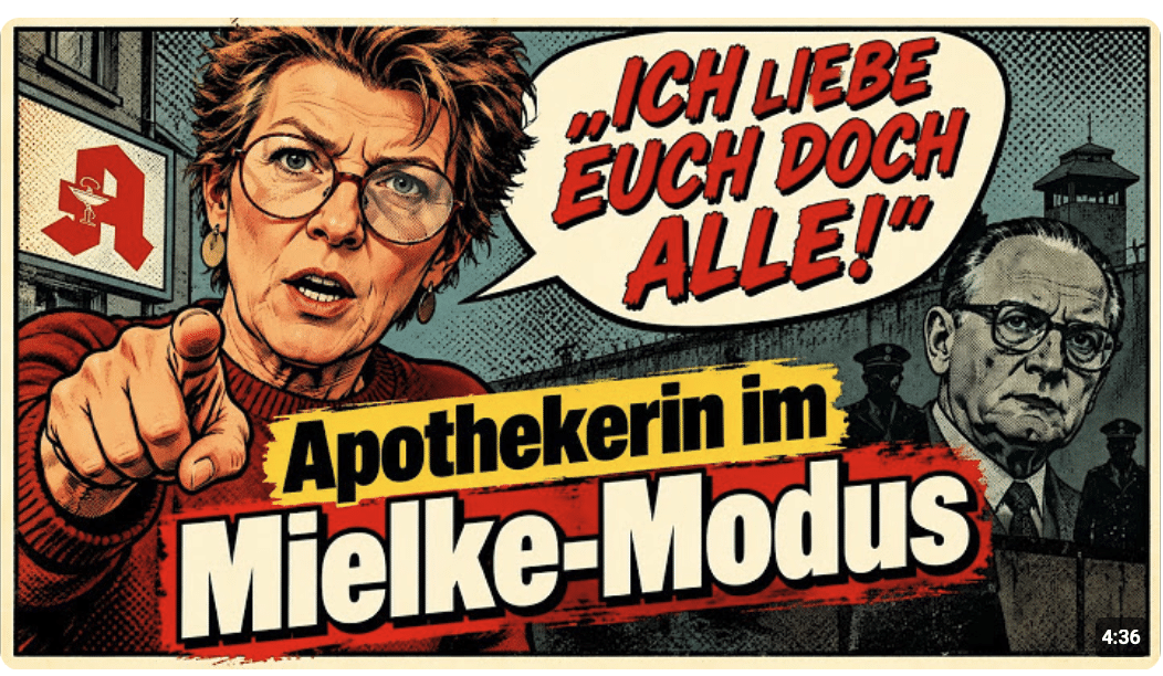 Könnte knallen: AfD platziert Stand direkt vor Kutters Apotheke!