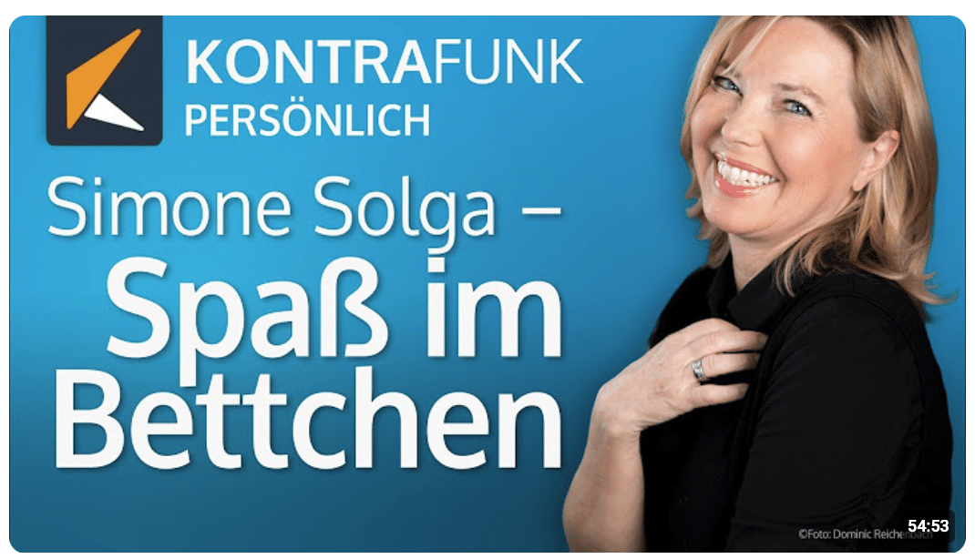 Persönlich: Simone Solga – Spaß im Bettchen