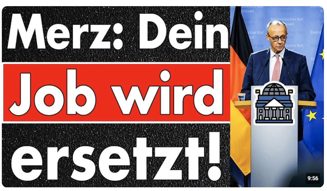 Merz gibt zu: KI ersetzt eure Jobs – und das ist Absicht!