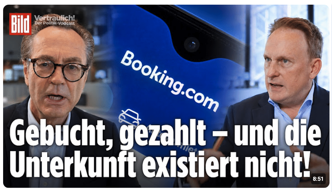 BOOKING.COM: Über 1000 Betrugsfälle! So schützt ihr euch vor Fake-Hotels und Abzocke