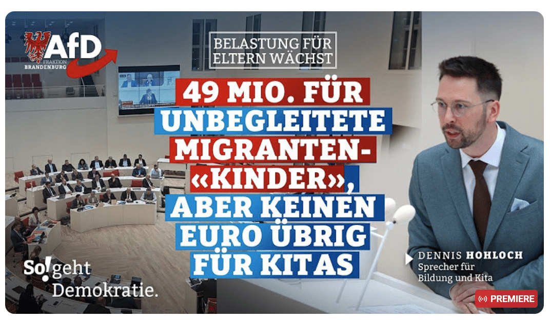 49 Millionen Euro für „unbegleitete Minderjährige“ – aber für Kitas ist kein Geld da!+