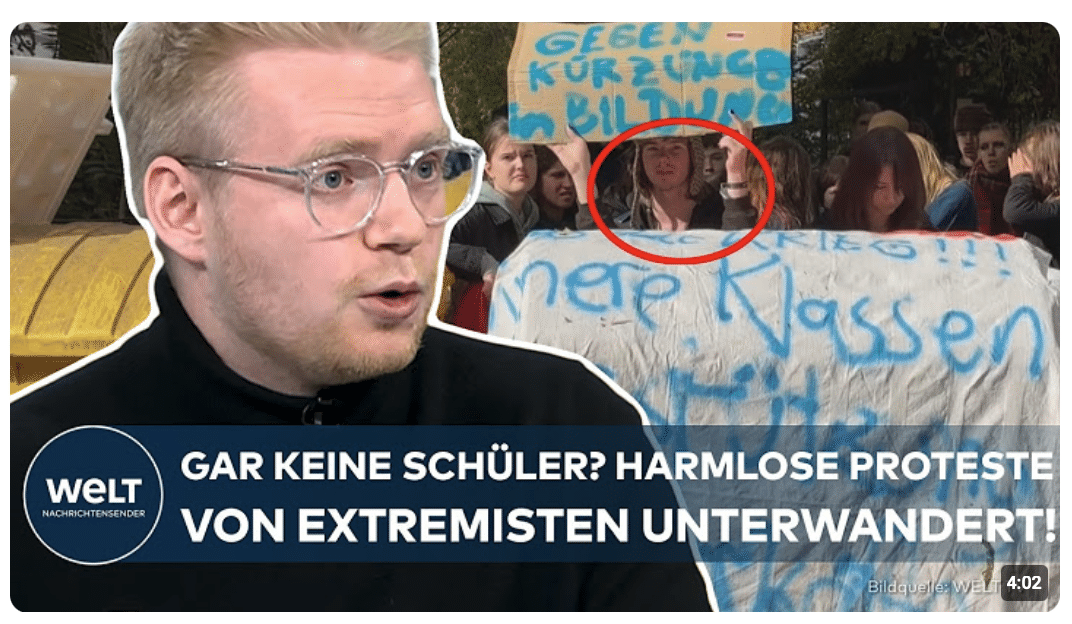 LINKSEXTREMISTEN BERLIN: Schülerproteste werden unterwandert! Wer demonstriert hier wirklich?