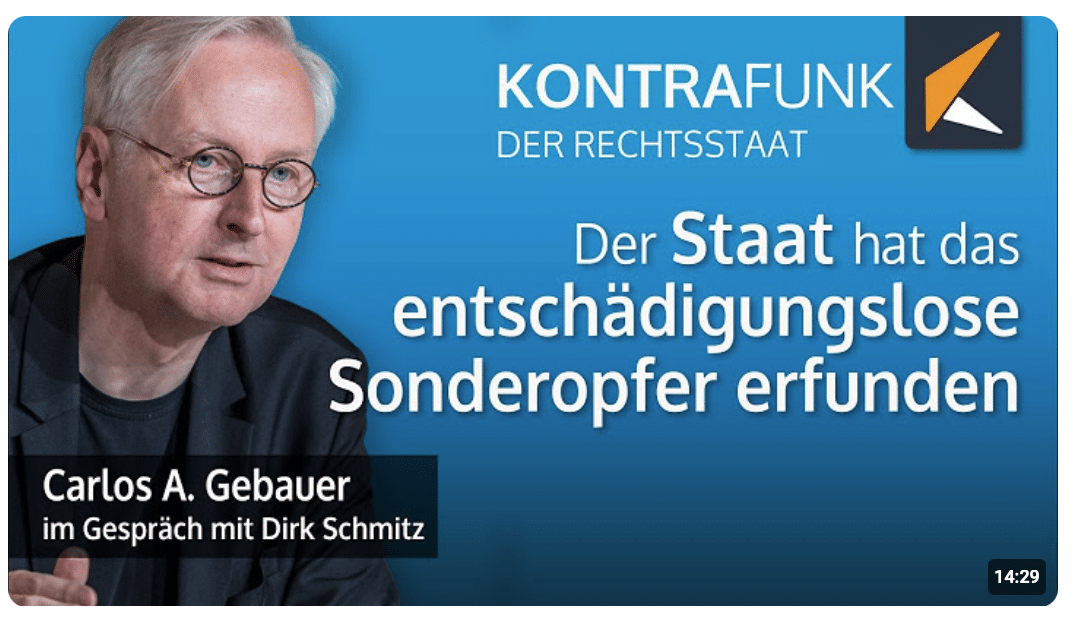 Flucht des Staates bei Haftung für fehlerhafte Corona-Impfungen – Interview mit Carlos A. Gebauer