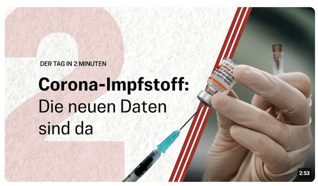 PEI veröffentlicht Corona-Impfstoff-Daten – nach sechs Jahren | Der Tag in 2 Minuten