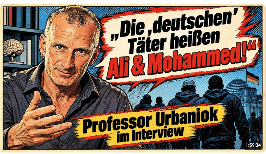 «Die deutschen Täter tragen Namen wie Ali, Ahmed, Mohammed» | Professor Frank Urbaniok im Gespräch