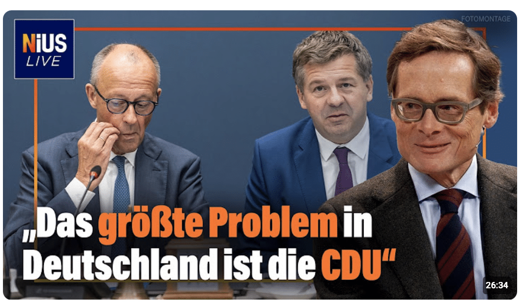 Krimi um Magdeburg: „Das größte Problem in Deutschland ist die CDU“ I NIUS Live