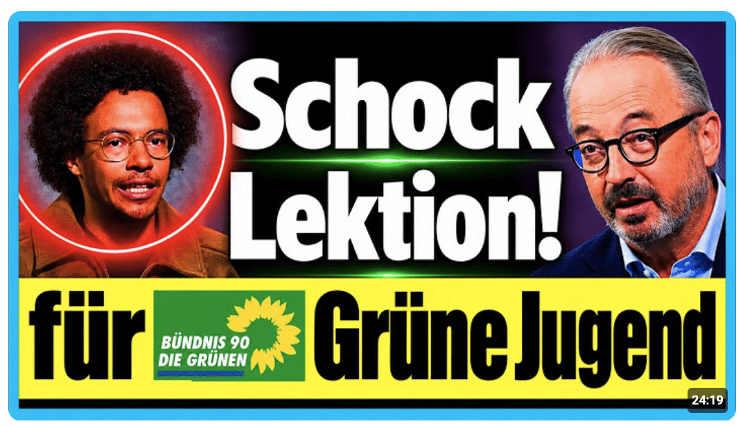 „will mich mit Scharia-Fan nicht in der Mitte treffen“ – Fleischhauer zerlegt Grüne-Jugendchef
