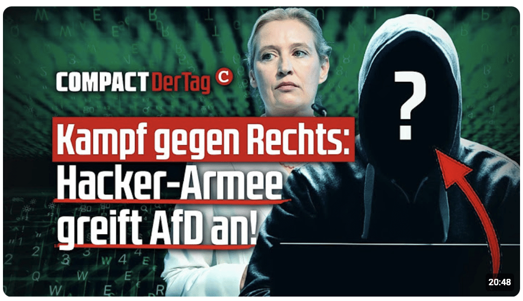 Kampf gegen Rechts: Hacker-Armee greift AfD an!